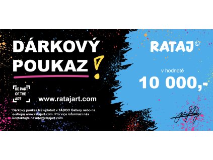 Dárkový voucher 10 000 Kč