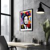 framed artwork mockup poster showcase 3d realistic render photo frame