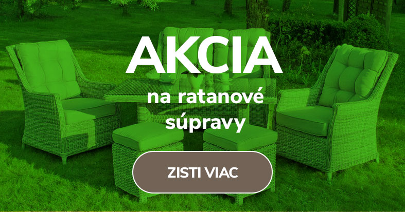 Akcia na ratanové súpravy