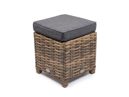 Taburet berkley žltosivý RATANEA