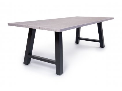 záhradný hliníkový jedálenský stôl OLYMA svetlosivý ratanea.sk0