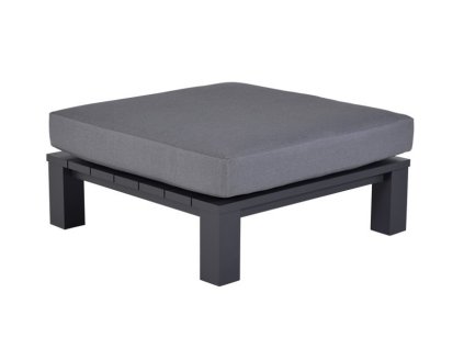 záhradný hliníkový stolík RUBY tmavosivý s poduškou ratanea.sk