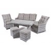 záhradný ratanový nábytok berkley 3 svetlosivý ratanea.sk