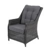 záhradné ratanové kreslo berkley antracit tmavosive ratanea.sk