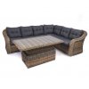 záhradná ratanová rohová súprava monte carlo hnedosivá ratanea.sk – pravý roh