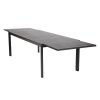 hliníkový záhradný jedálenský rozkladací stôl eclipse tmavosivý ratanea.sk 1