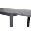 hliníkový záhradný jedálenský rozkladací stôl eclipse tmavosivý ratanea.sk 4