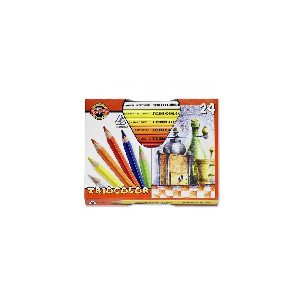 pastelky koh i noor triocolor jumbo 24 ks koh i noor 3154