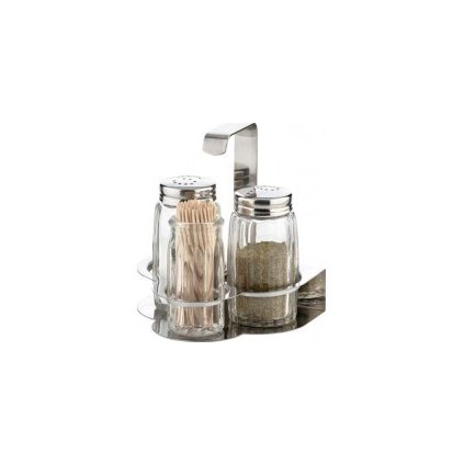 Souprava sůl, pepř a párátka CLASSIC