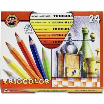 pastelky koh i noor triocolor jumbo 24 ks koh i noor 3154