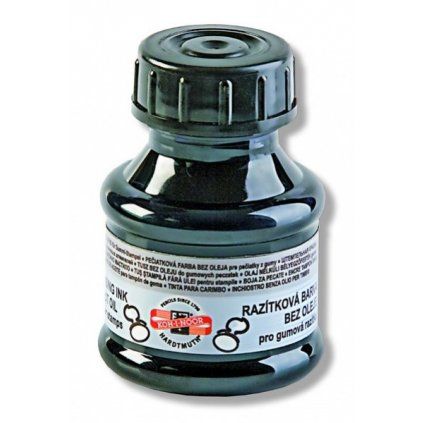 Razítková barva černá, 50g