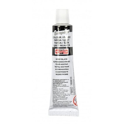 Tempera černá, 16ml