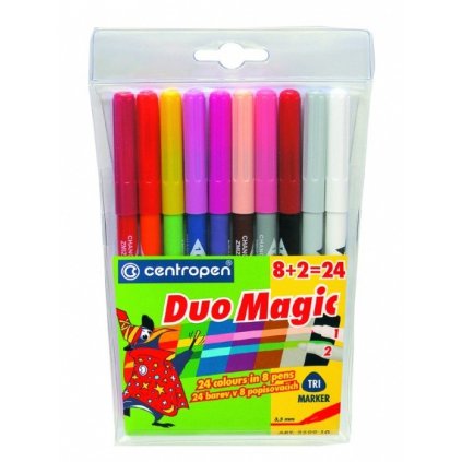 Fixy dvoubarevné 8+2 duo magic