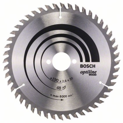 Pilový kotouč Bosch 190x2,6x30mm 48z