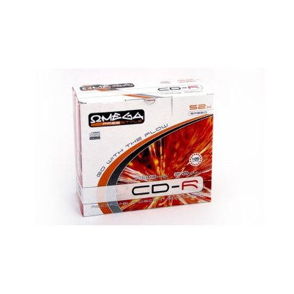 omega freestyle cd r 700mb 52x 10pcs jewel case 56663