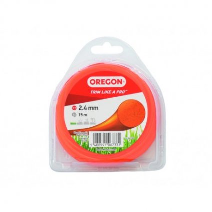 vyr 10367 Zaci struna Oregon Oranzova kulata 2 4 mm x 15 m 69 362 OR