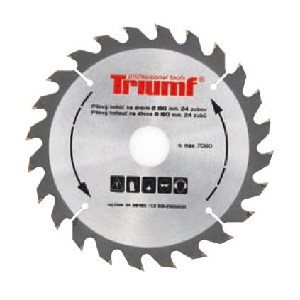 vyr 1268Triumf pilovy kotouc s wolframovymi platky na drevo a plast