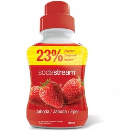 prichut pro perlivou vodu sodastream jahoda 750ml