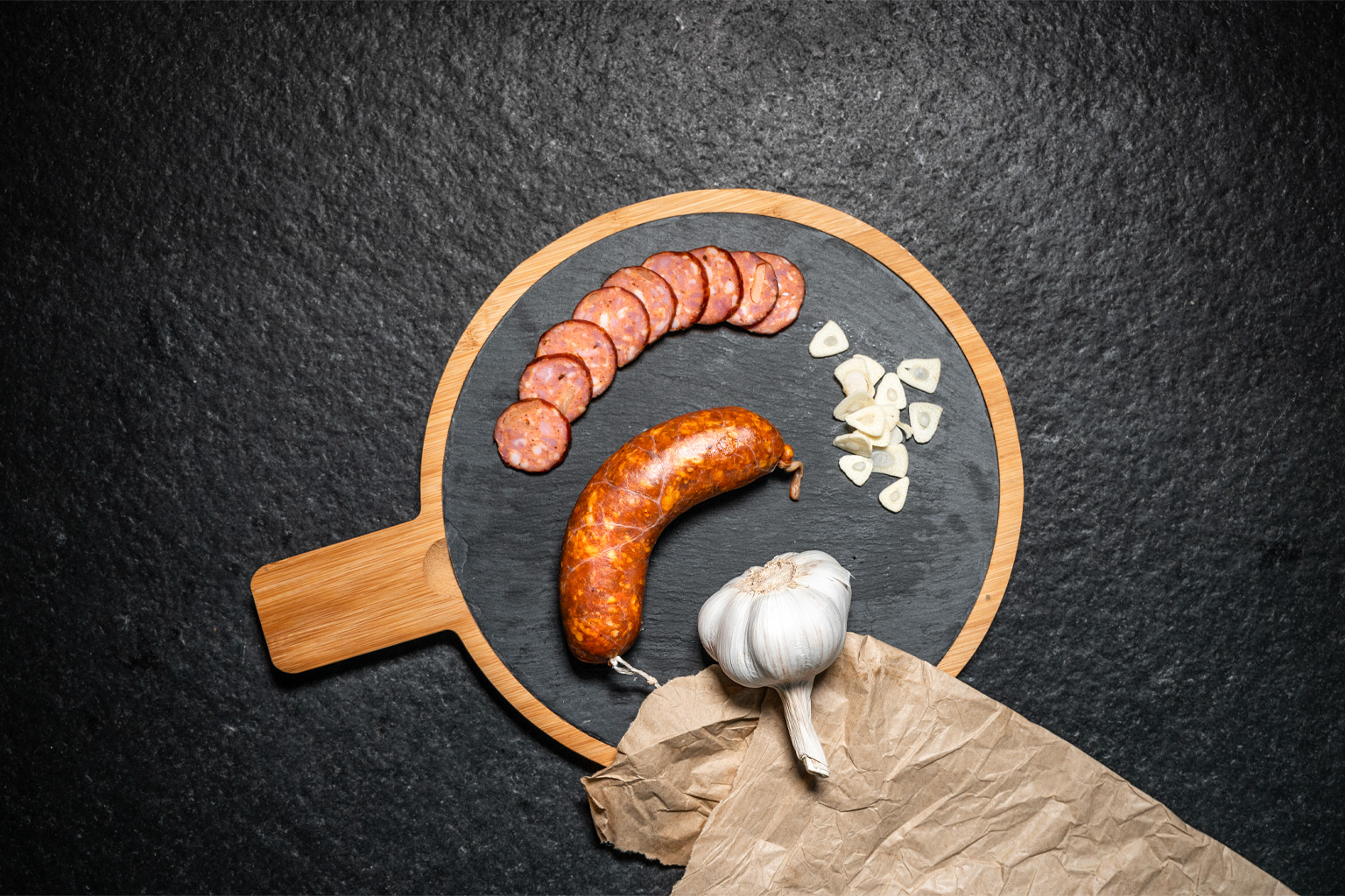 RÄUCHERTE KNOBLAUCHWÜRSTE