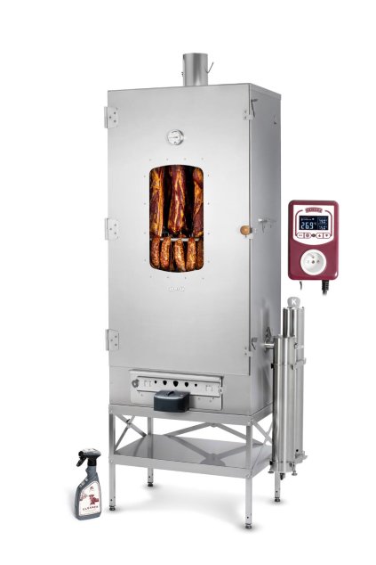 räucherschrank-kaiser-200-smokemeister mit Thermostat