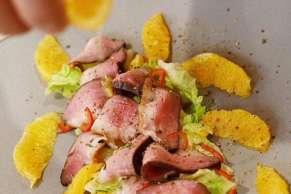 GERÄUCHERTE GÄNSEBRUST À LA MARTIN