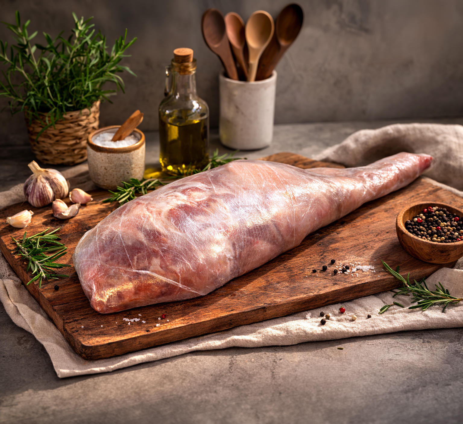 KAISERS GERÄUCHERTE SCHWEINEKEULE