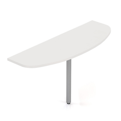 Zakončovací prvek Visio 140 x 50 cm, bílá