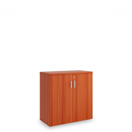 Nízká skříň SimpleOffice 80 x 40 x 80 cm, třešeň