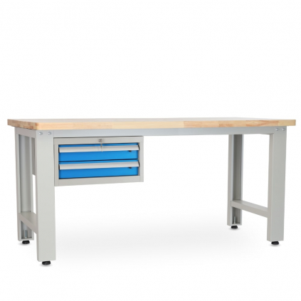 Dílenský stůl Solid OAK-20, 180 cm, závěsný box, dub