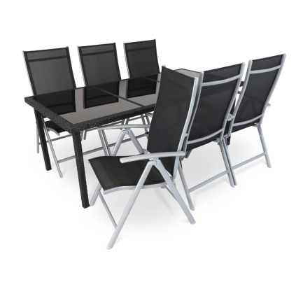 46941 zahradni sestava orsino 6 mist cerna seda