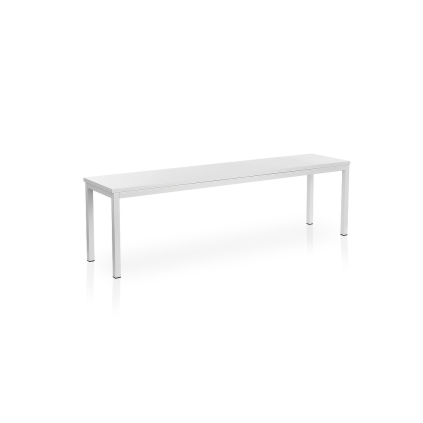 58115 celokovova lavice do satny 150 x 35 x 45 cm seda ral 7035