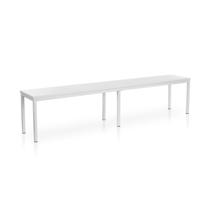 58118 celokovova lavice do satny 200 x 35 x 45 cm seda ral 7035