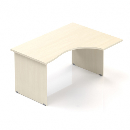 Ergonomický stůl Visio 140 x 100 cm, pravý, javor