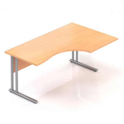 Ergonomický stůl Visio 160 x 100 cm, pravý, buk