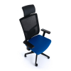Kancelářská židle Tauro, černá / modrá