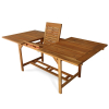 Zahradní rozkládací stůl Rentino, hnědá