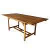 Zahradní rozkládací stůl Rentino, hnědá