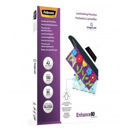 Fellowes lamináló fólia 80 mic A3 ImageLast - 100 db, fényes