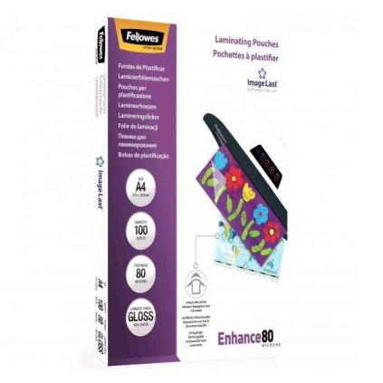 Fellowes lamináló fólia 80 mic A4 ImageLast - 100 db, fényes
