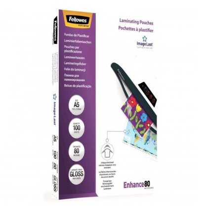 Fellowes lamináló fólia 80 mic A5 ImageLast - 100 db, fényes