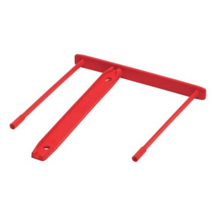Fellowes klip archiválása, 85 mm hosszú - 100 db, piros