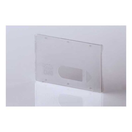 CCA műanyag kártyatartó - 50 db, átlátszó