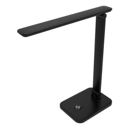 Platinet asztali lámpa 5 W, erős akkumulátor + USB, fekete