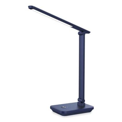 Platinet asztali lámpa 5 W, erős akkumulátor + USB, kék