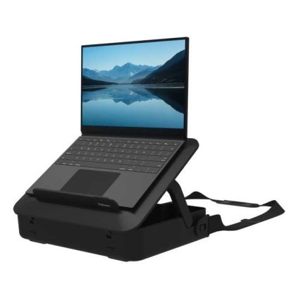 Fellowes BREYTA bőrönd és laptop állvány, fekete