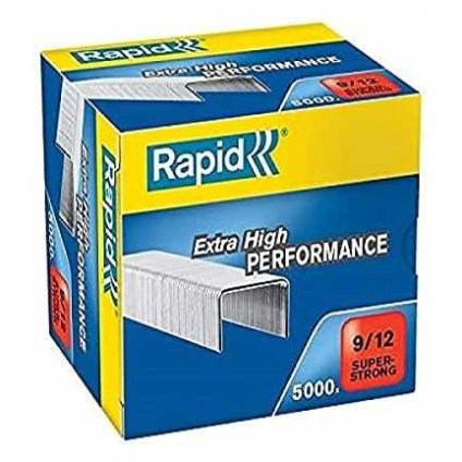 Rapid kapcsok 9/12 Super Strong - 5000 db, ezüst