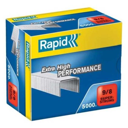 Rapid kapcsok 9/8 Super Strong - 5000 db, ezüst