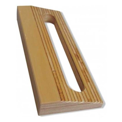 EBA-IDEAL 4300, 4305, 4315, 4350, 432, 435, 436, 4205, 4215, 4250 vágógépekhez papírvégütköző, természetes fa