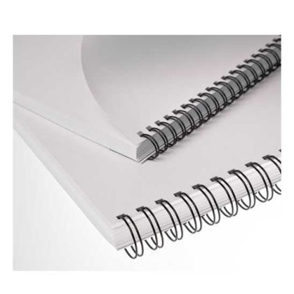 Eurosupplies fém kötésgerincek (3/1") 9,5 mm - 100 db, fekete