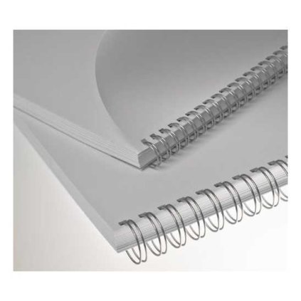 Eurosupplies fém kötésgerincek (3/1") 9,5 mm - 100 db, ezüst